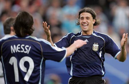 messi et crespo